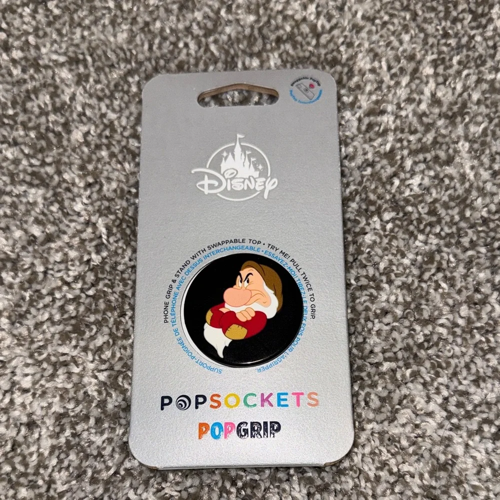 Disney PopSockets PopGrip with Grumpy Design